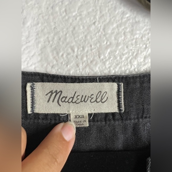 MADEWELL Denim Side Lace Top - Picture 7 of 7